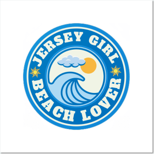 Jersey Girl Beach Lover Posters and Art